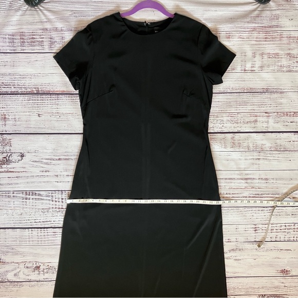 Donna Morgan Short Sleeve Black Maxi Dress, 12 - Picture 10 of 12